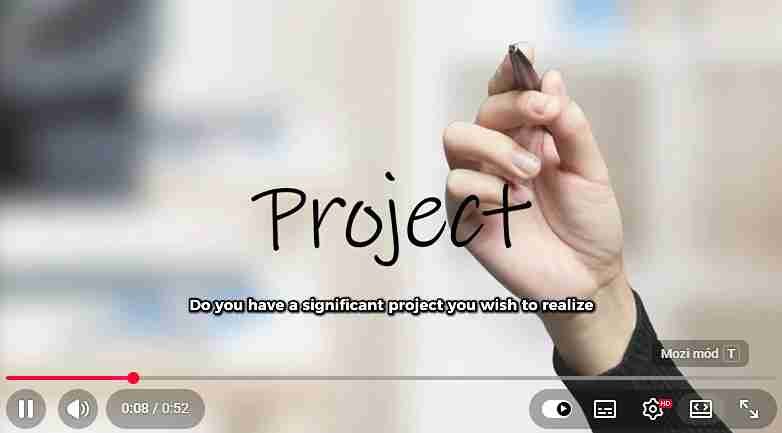 Személyre szabott projekttervezés és pénzügyi tanácsadás folyamata.